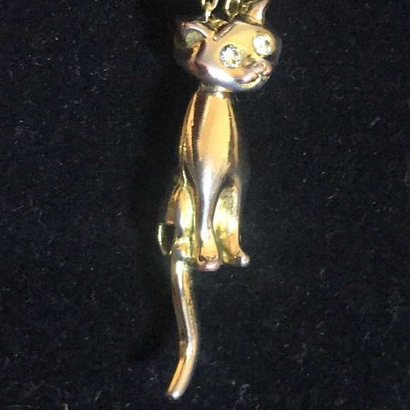 Articulated cat pendant necklace - Picture 8 of 8